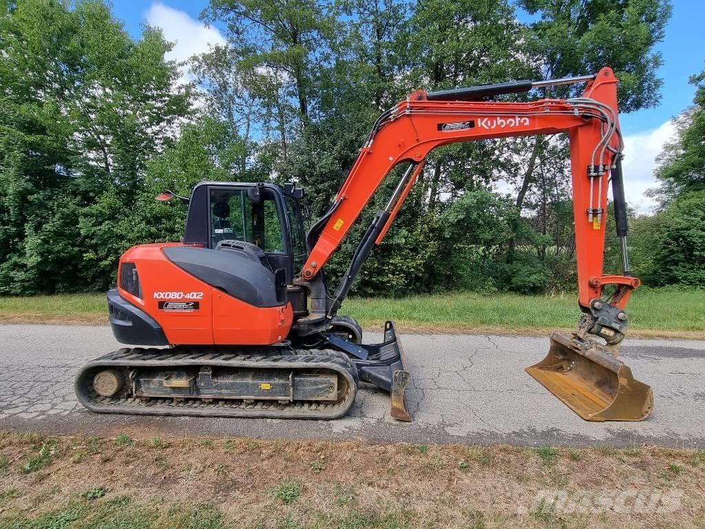 Kubota KX 080-4a2 Mini bagri <7t