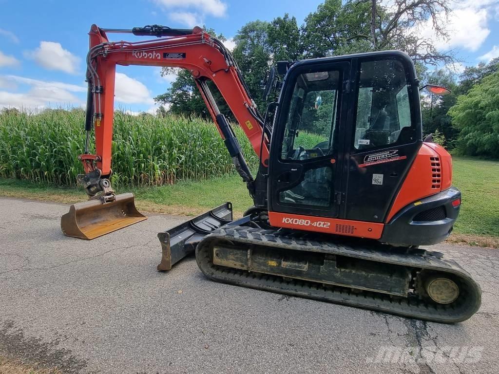 Kubota KX 080-4a2 Mini bagri <7t