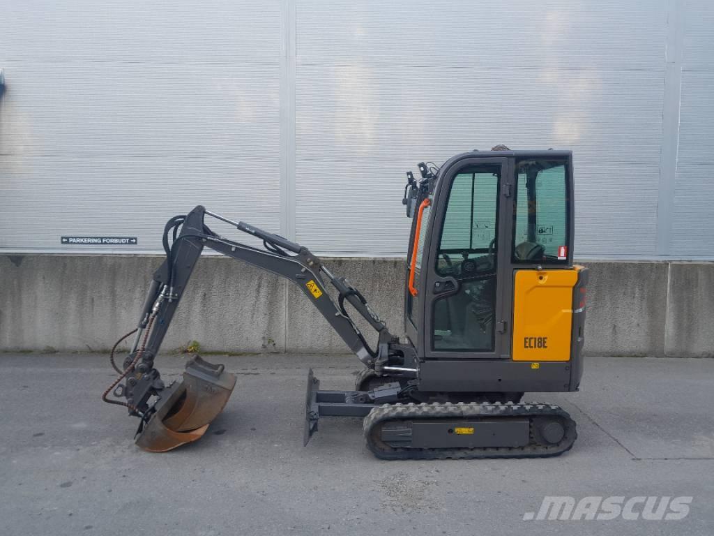 Volvo EC18E Mini bagri <7t