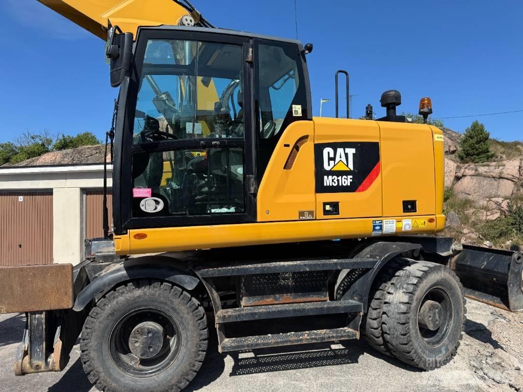 CAT M316F Bagri na kolesih