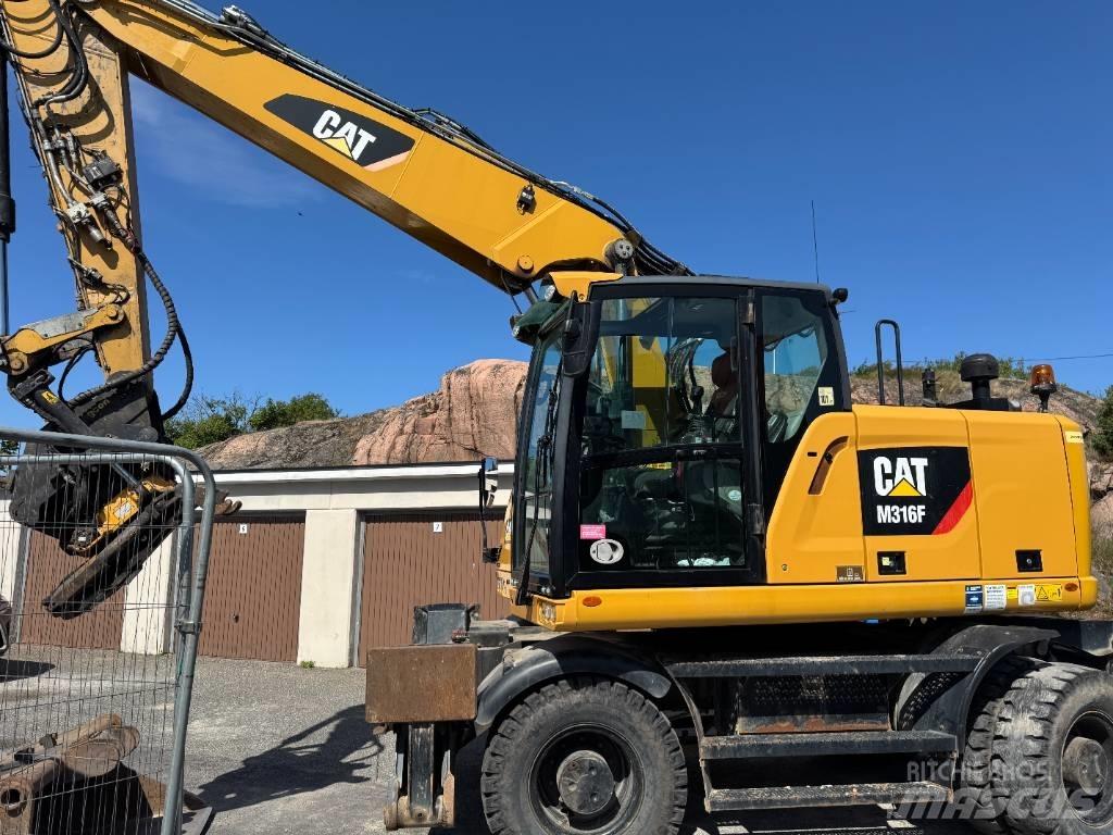 CAT M316F Bagri na kolesih