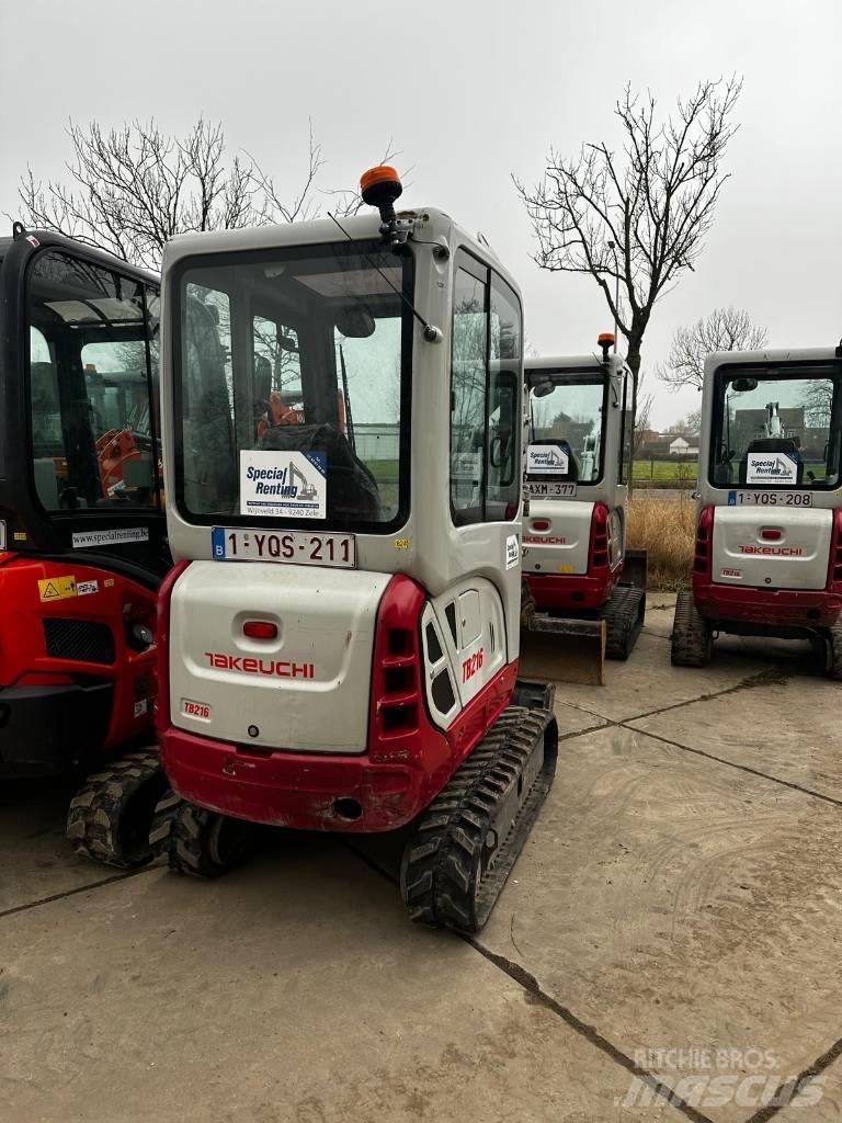 Takeuchi TB 216 Mini bagri <7t