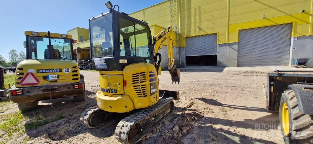 Komatsu PC 26 MR Mini bagri <7t