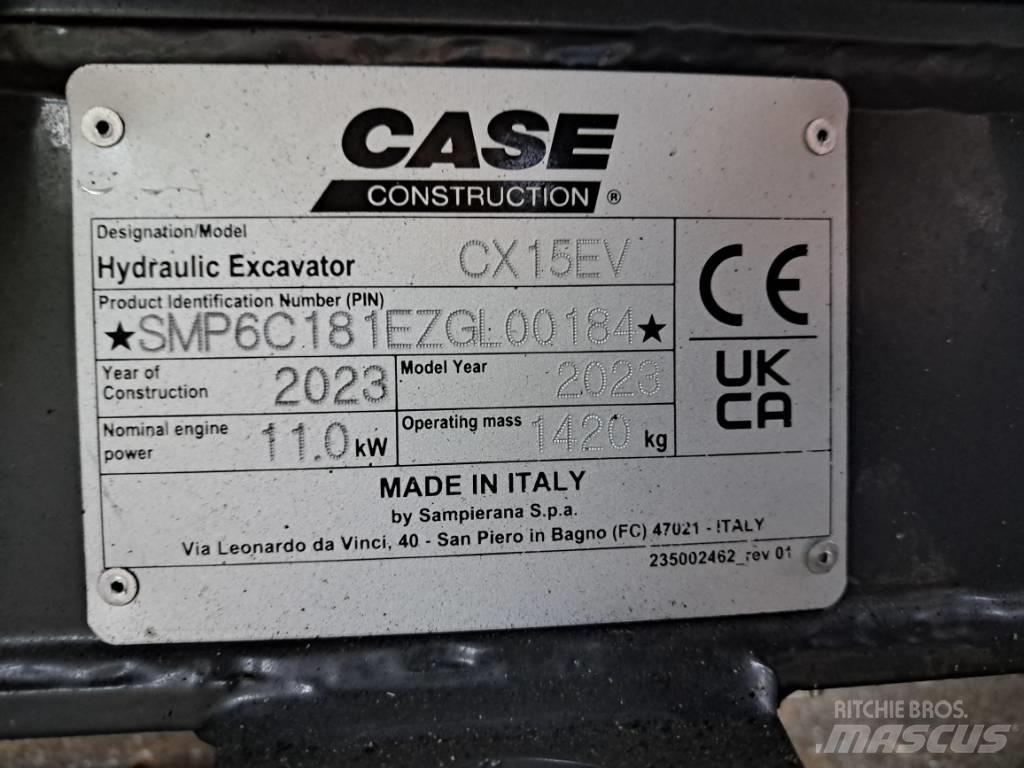 CASE CX15EV Mini bagri <7t
