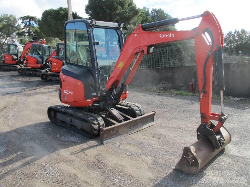 Kubota U 27-4 Mini bagri <7t