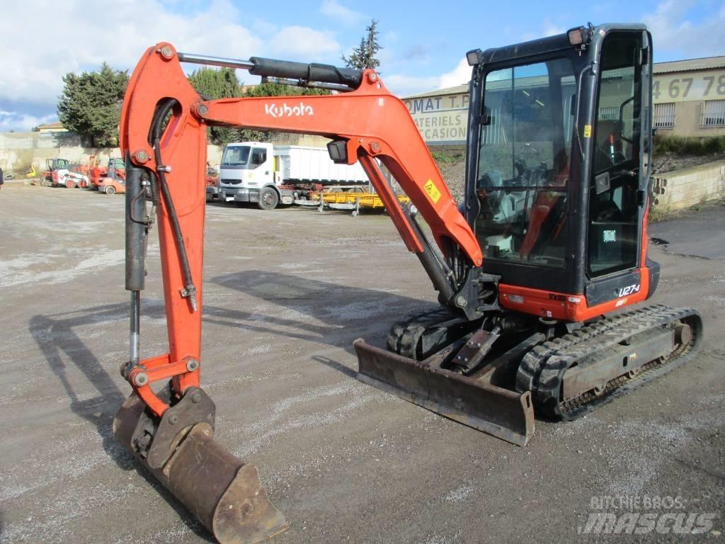 Kubota U 27-4 Mini bagri <7t