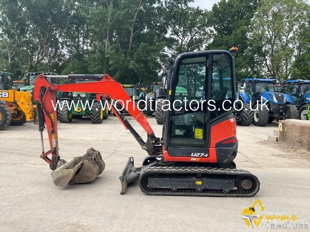 Kubota U 27-4 Mini bagri <7t