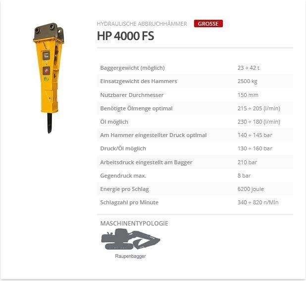 Indeco HP 4000 FS Kladiva