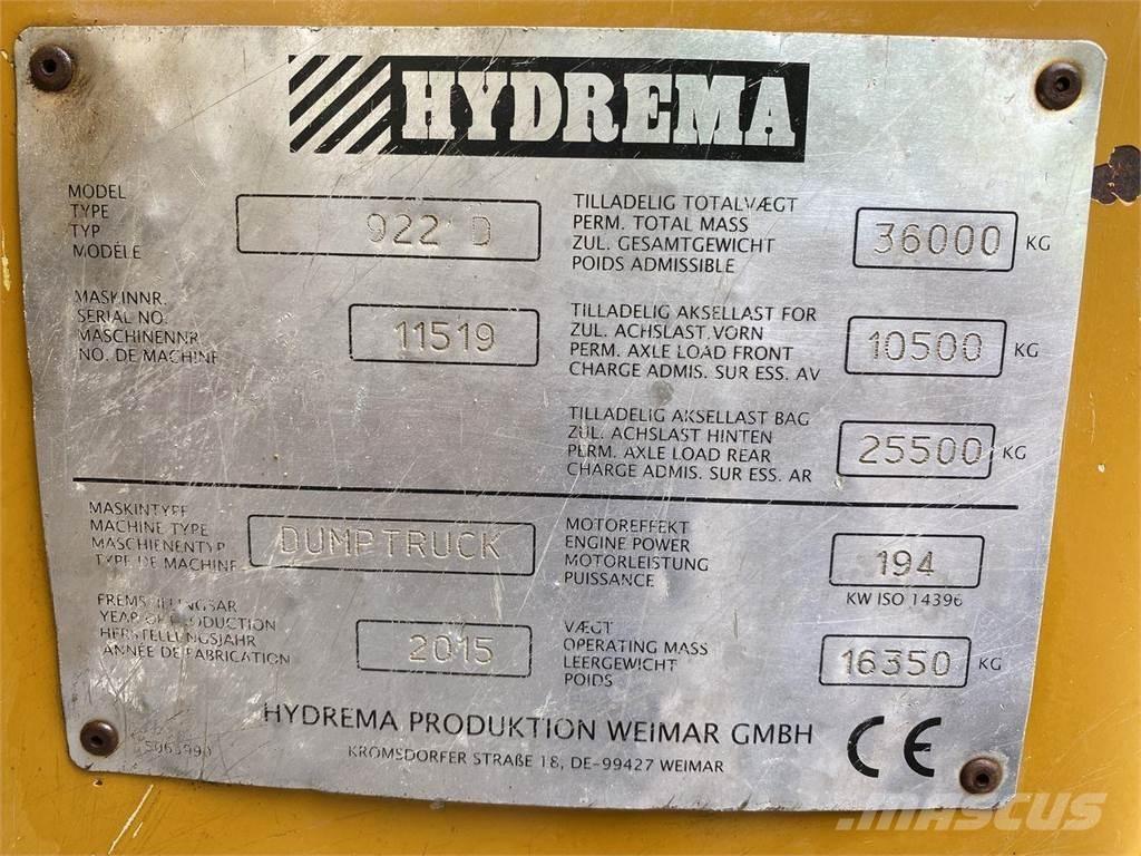 Hydrema 922D Ne cestni demperji