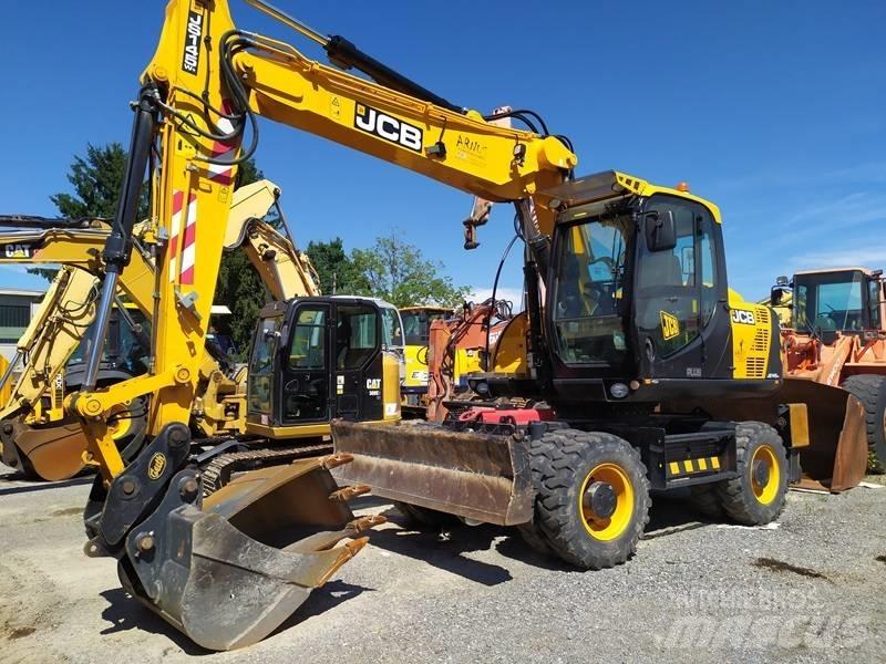 JCB JS 145 W Bagri na kolesih