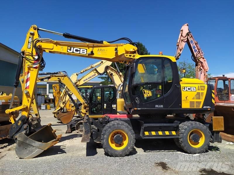 JCB JS 145 W Bagri na kolesih