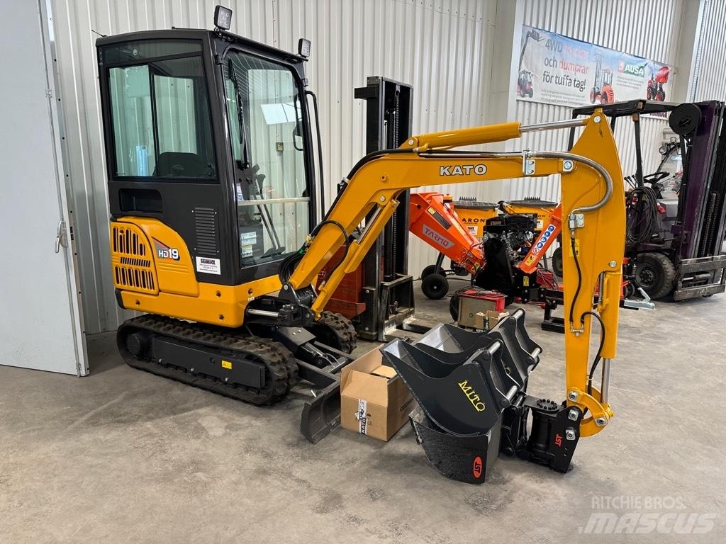 Kato HD 19vxt Mini bagri <7t