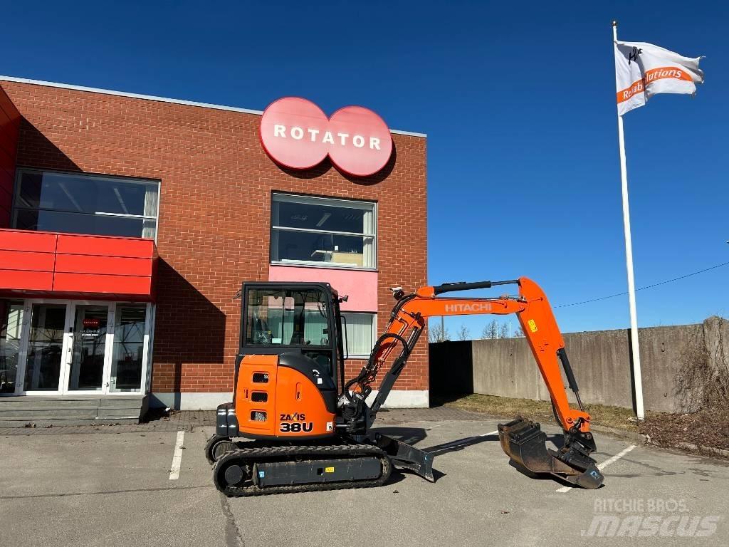Hitachi ZX 38 U-5 A Mini bagri <7t