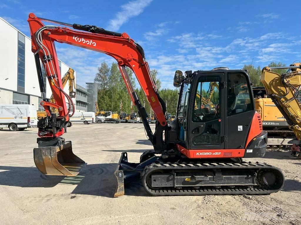 Kubota KX 080-4 A2 Midi bagri 7t – 12t