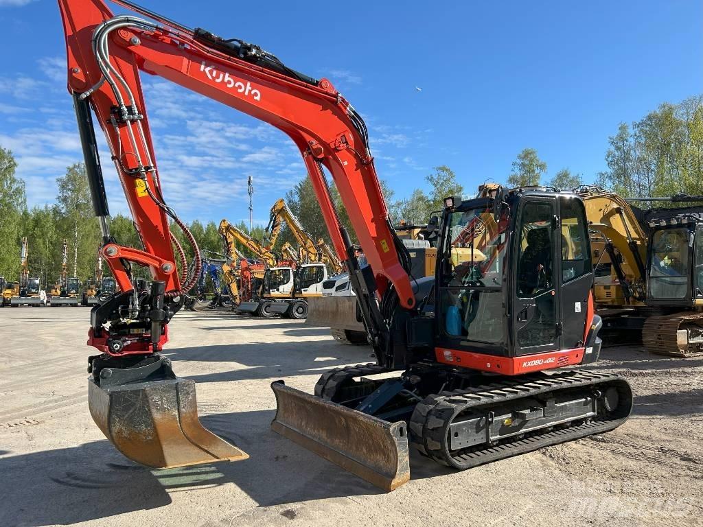 Kubota KX 080-4 A2 Midi bagri 7t – 12t
