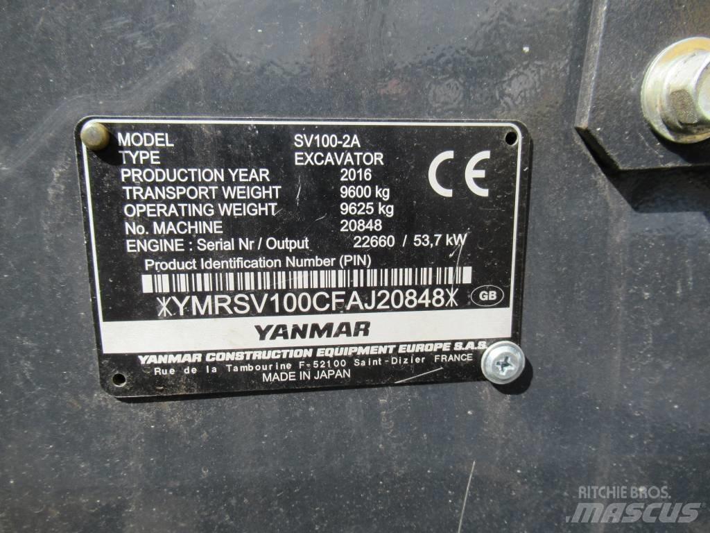 Yanmar SV 100-2A Midi bagri 7t – 12t