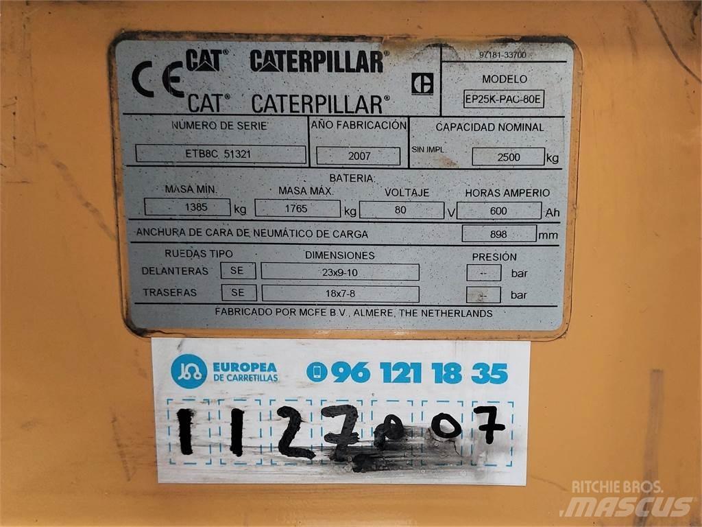 CAT EP25K PAC Električni viličarji