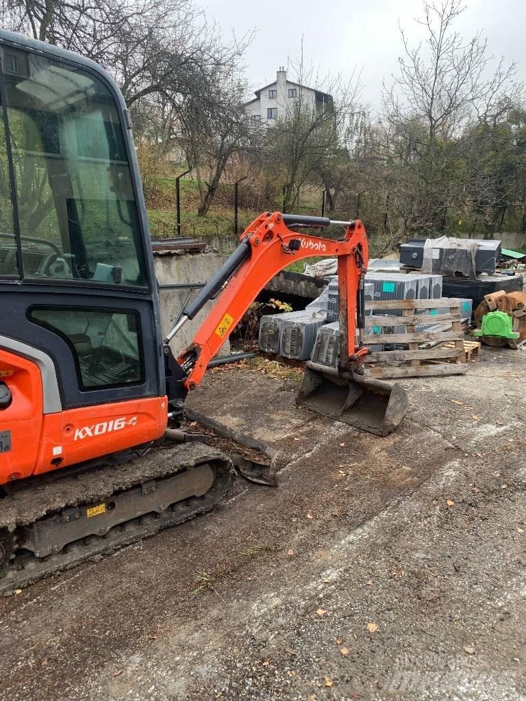 Kubota KX 016-4 Mini bagri <7t