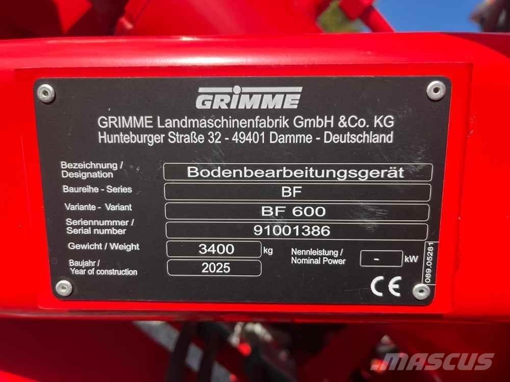 Grimme BF Oprema za pridelovanje krompirja - Drugo