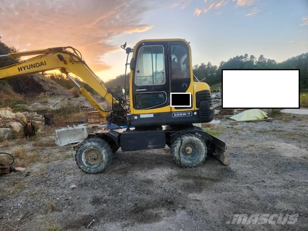 Hyundai Robex 55 W-7 Bagri na kolesih