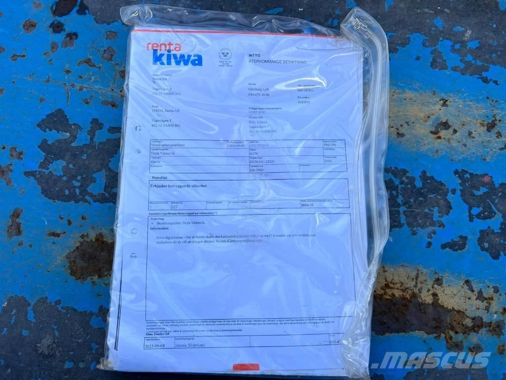 Genie GS 1930 Škarjaste dvižne ploščadi