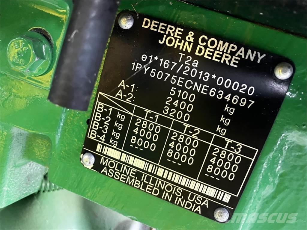 John Deere 5075E Traktorji