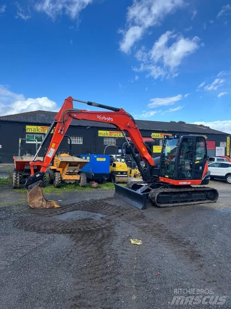 Kubota KX 080-4a Midi bagri 7t – 12t