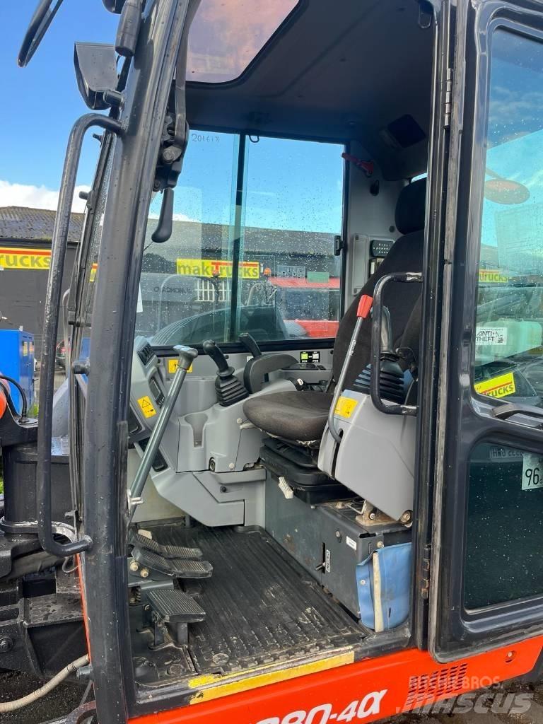 Kubota KX 080-4a Midi bagri 7t – 12t