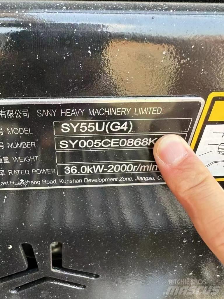 Sany SY 55 U Mini bagri <7t