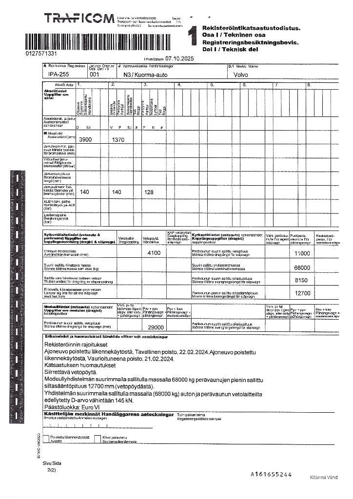 Volvo FH 460 LNG Vlačilci
