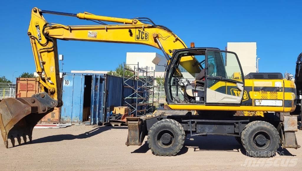 JCB JS 200 W Bagri na kolesih