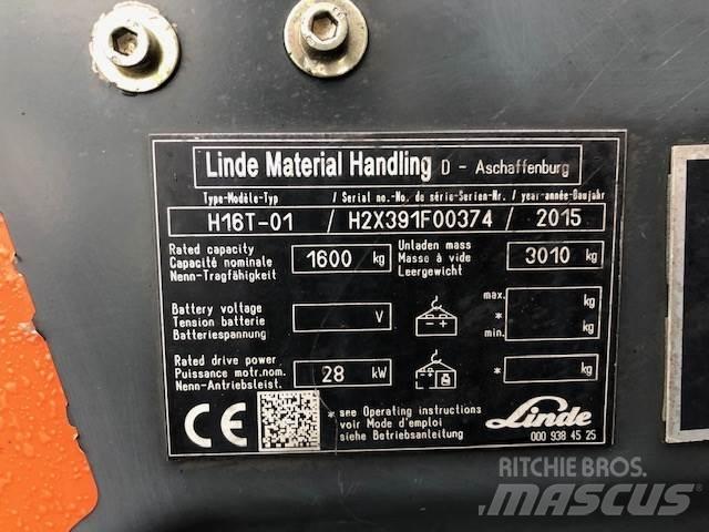 Linde H16T-01 Plinski viličarji