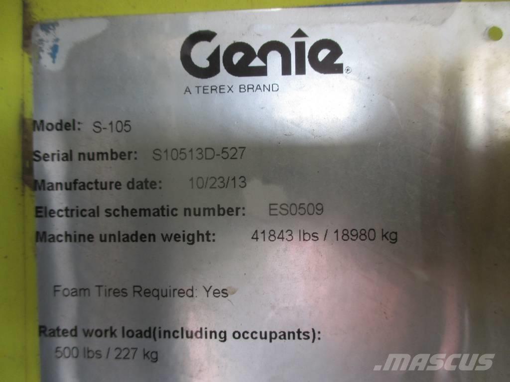 Genie S 105 Teleskopske dvižne ploščadi