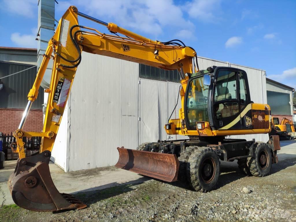 JCB JS 145 W Bagri na kolesih