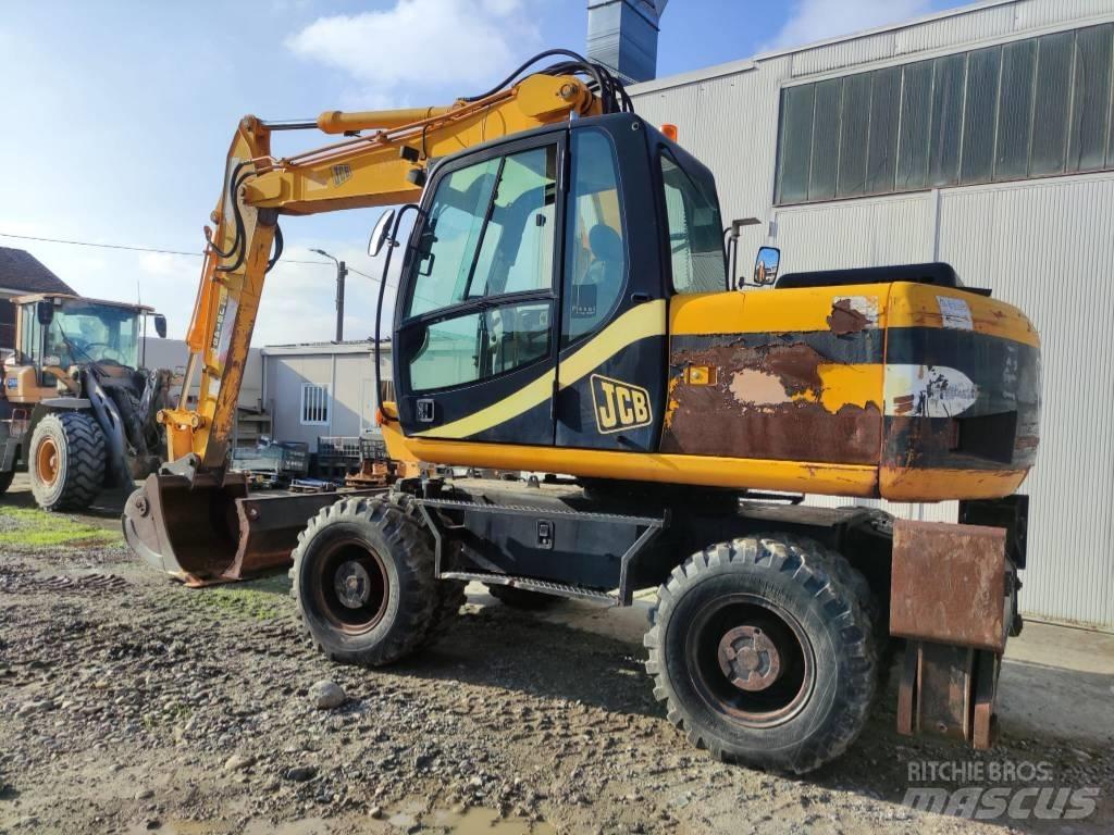 JCB JS 145 W Bagri na kolesih
