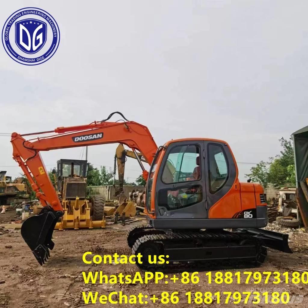 Doosan DX 80 Bagri goseničarji
