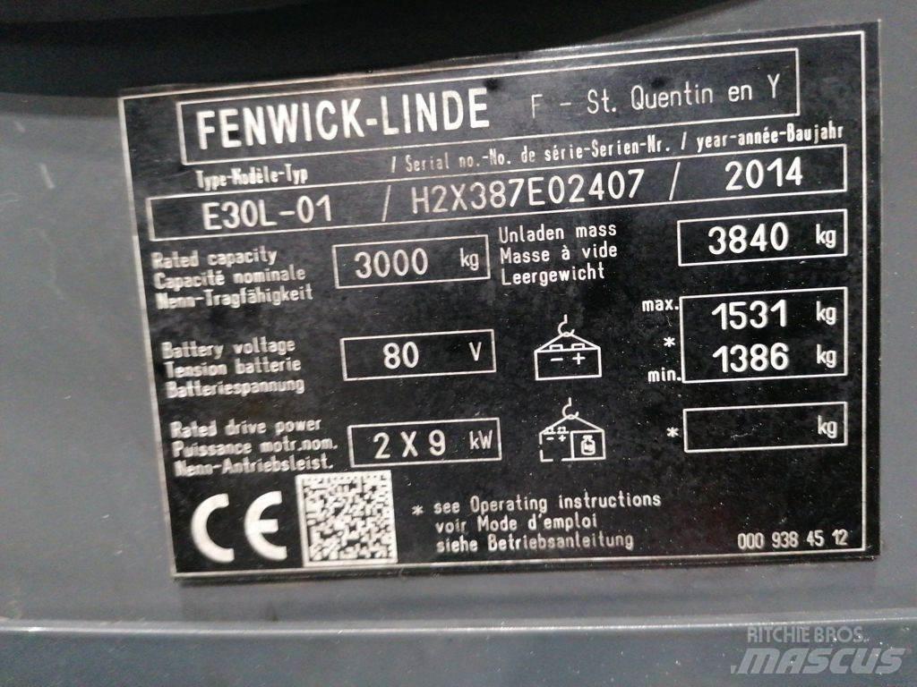 Linde E30L-01 Električni viličarji