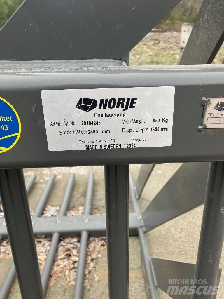 Norje Ensilagegrep Priključki za čelni nakladalec