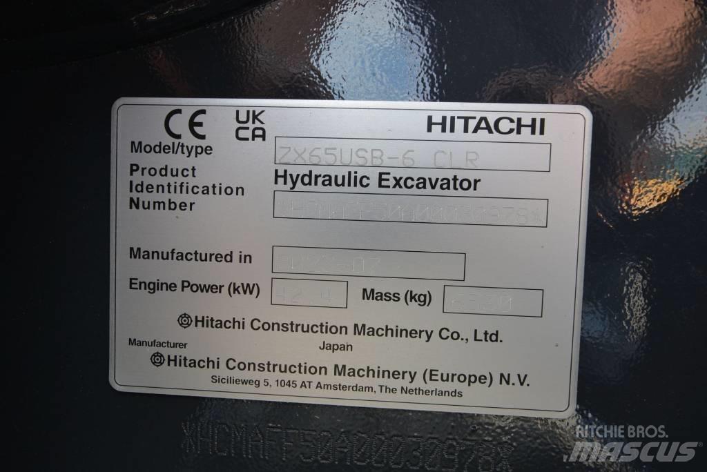 Hitachi ZX 65 USB-6 Mini bagri <7t