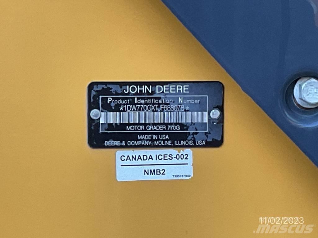 John Deere 770 G Grederji