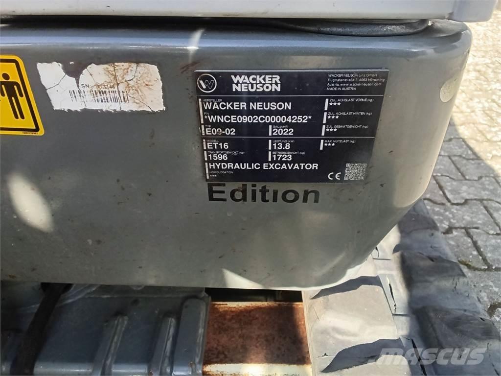 Wacker Neuson ET16 Bagri goseničarji
