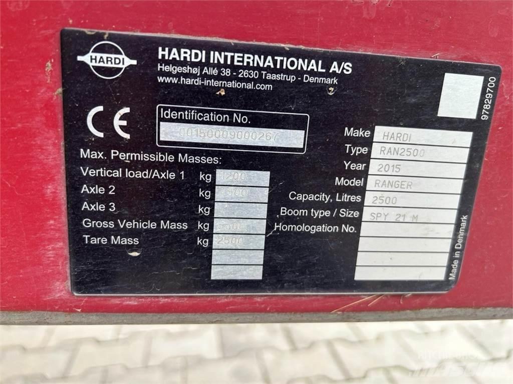 Hardi Ranger 2500 Vlečne škropilnice
