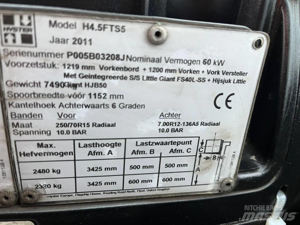Hyster H4.5 Dizelski viličarji