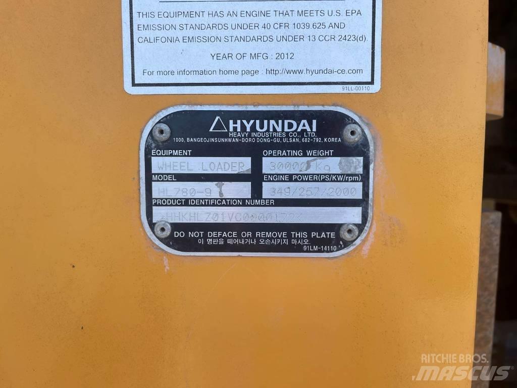 Hyundai HL 780-9 Kolesni nakladalci