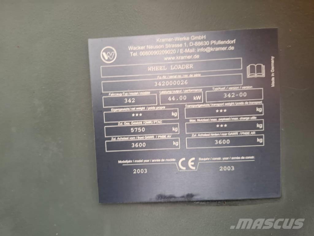 Kramer 380 Kolesni nakladalci