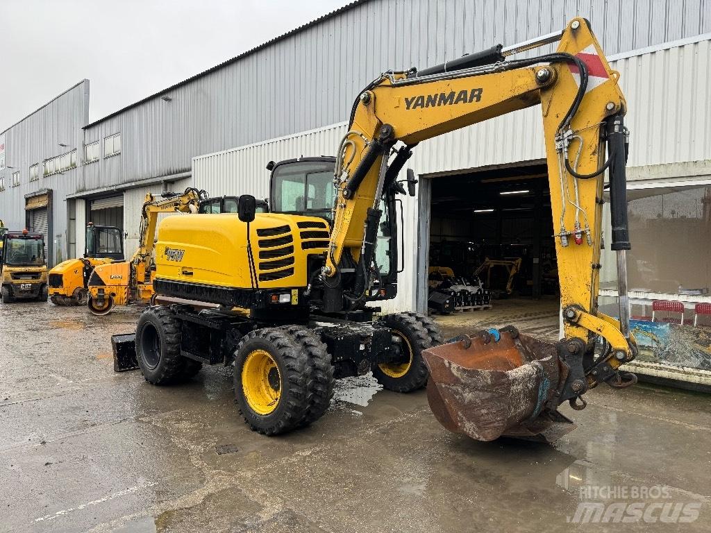 Yanmar B95W (40408) Bagri na kolesih