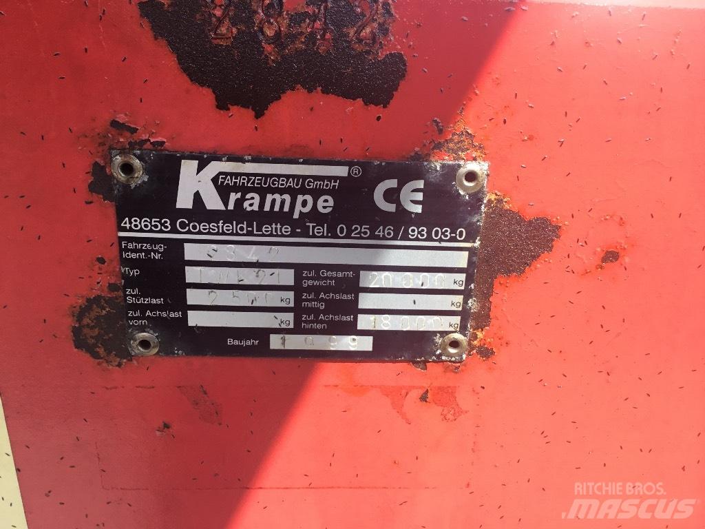 Krampe TWK21 Kiper prikolice