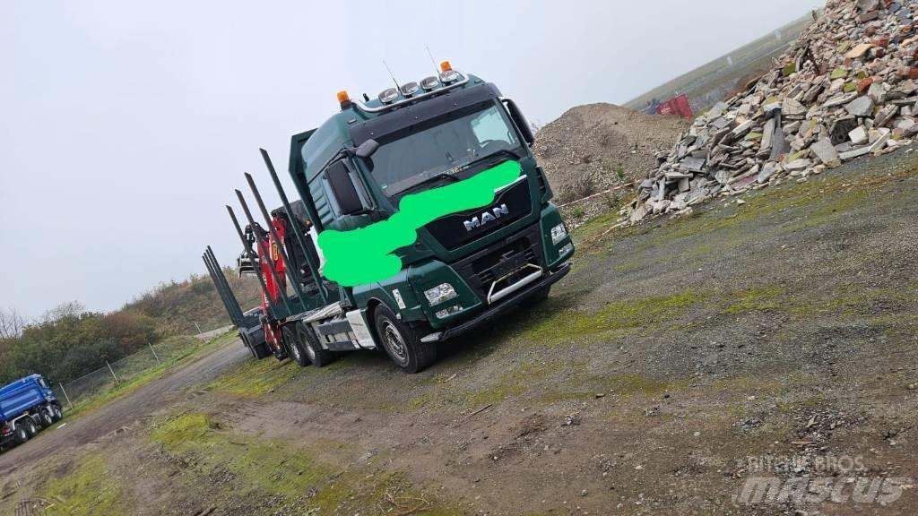 MAN TGX 26.580 Tovornjaki za hlode