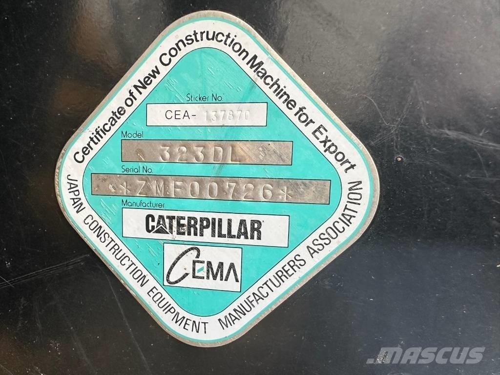 CAT 323 D LN Bagri goseničarji