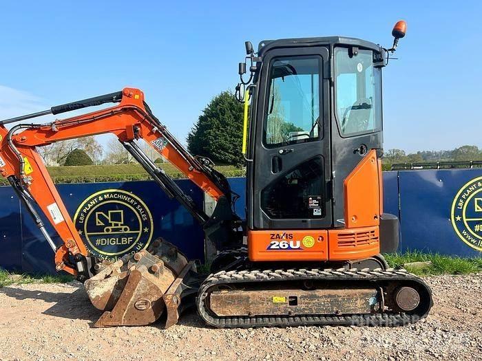 Hitachi ZX26U Mini bagri <7t